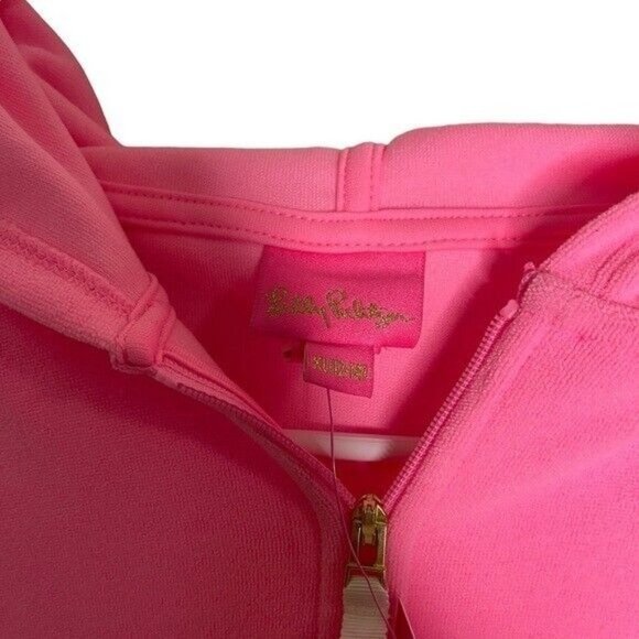 Lilly Pulitzer Girls Chaplin Cover-Up Resort Barbiecore Size XL - Picture 5 of 9